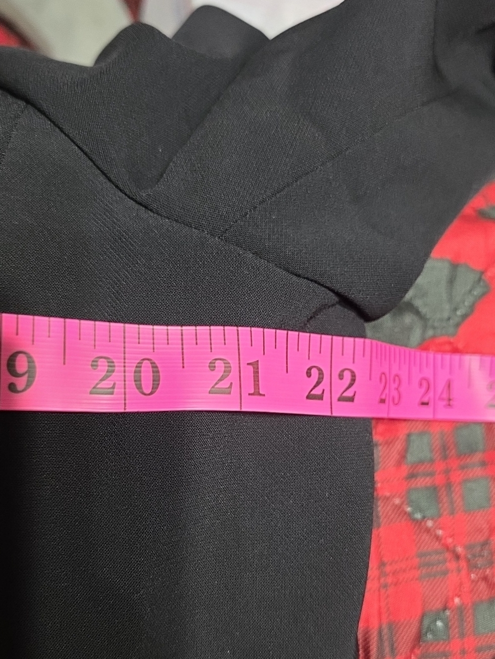 Karl Lagerfeld Women's Coat Black W/White Trim Buttons Lightweight XL? EUC *READ - Picture 12 of 13